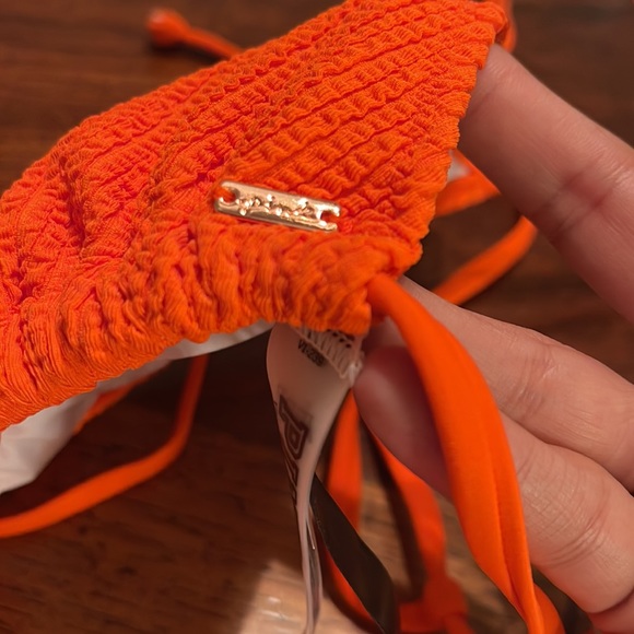 Bright Orange Pink bikini set 2X - Picture 6 of 7